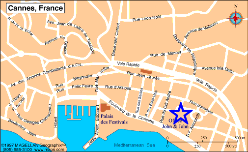 Plan Cannes, John and John Immobilier, Rf 002