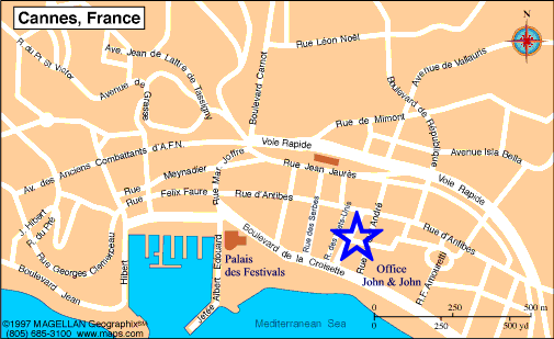 Plan Cannes, John and John Immobilier, Réf 066