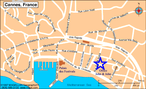 Plan Cannes, John and John Immobilier, Réf 089