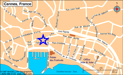 Plan Cannes, John and John Immobilier, Réf 098