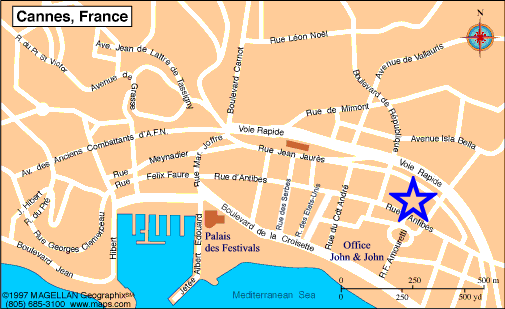 Plan Cannes, John and John Immobilier, Réf 106