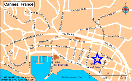 Plan Cannes, John and John Immobilier, Réf 184