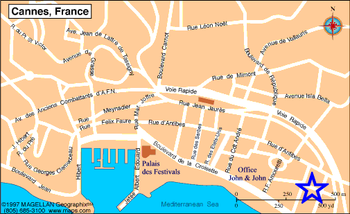 Plan Cannes, John and John Immobilier, Réf 199