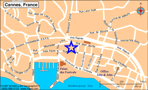 Plan Cannes, John and John Immobilier, Réf 219