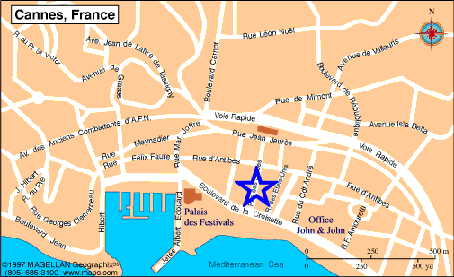 Plan Cannes, John and John Immobilier, Réf 230