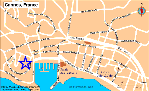 Plan Cannes, John and John Immobilier, Réf 301