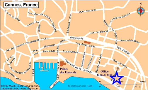 Plan Cannes, John and John Immobilier, Réf 330